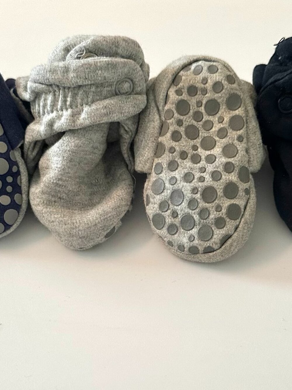 Set of 3 Baby Zutano Booties (size 6M)
